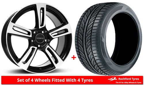 Alloy wheels tyres romac - wheels, 17"