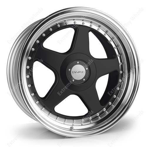 Black alloy wheels fits - black,