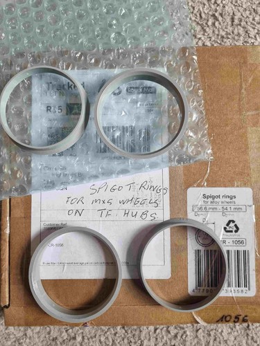 Spigot hub rings for - 4x, alloy