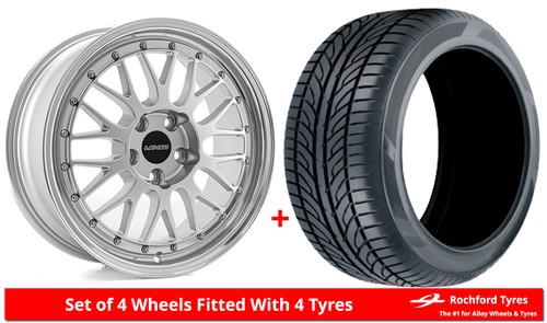 Alloy wheels tyres lenso - 17",