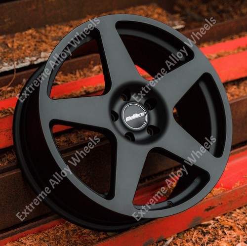 Black five alloy wheels - alloy,